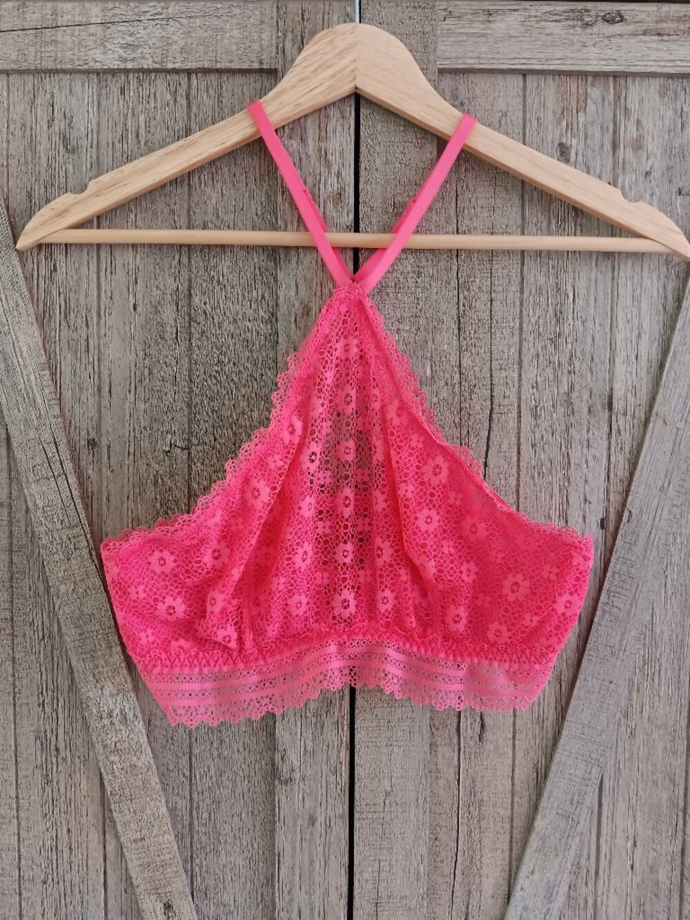 Bundle of 3 Victoria's Secret High Neck Lace Bralettes